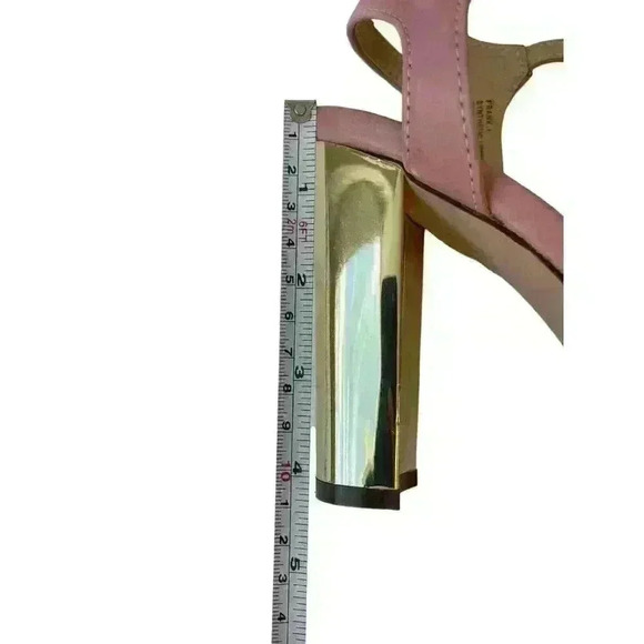 Pink & Gold / Women High Heels Sandals/ Us size 6.5 - Picture 6 of 7